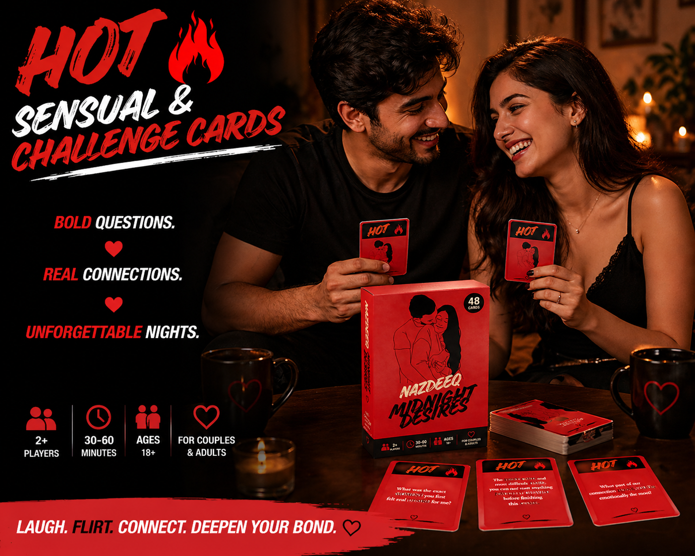 Nazdeeq Midnight Desires Card Game