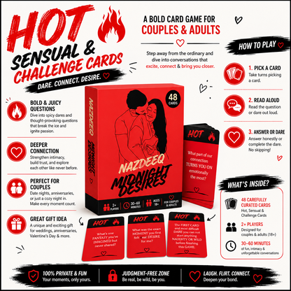 Nazdeeq Midnight Desires Card Game